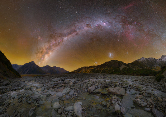 Valley Milky Way Rising